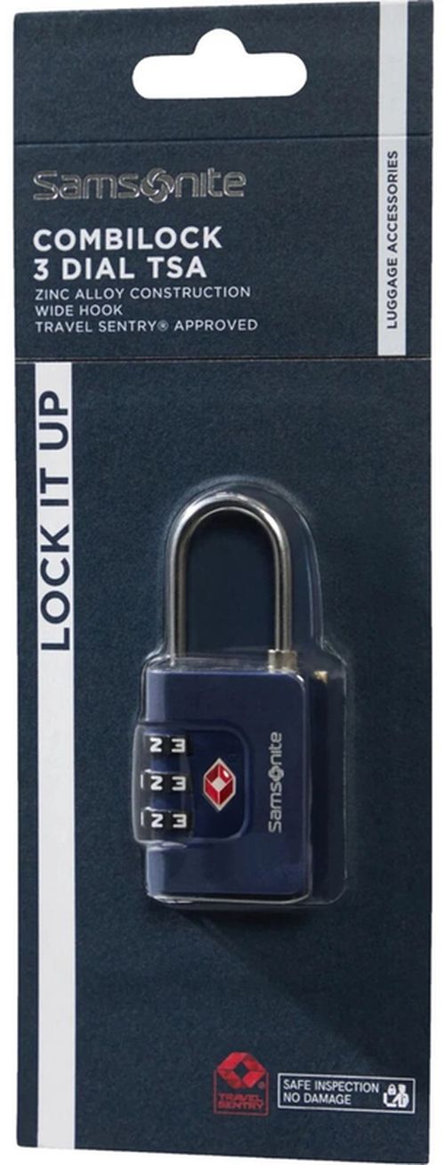 cumpără Accesoriu pentru bagaje Samsonite Ta Revolution Combilock 3 Dial TSA Albastru Inchis (155577/1549) în Chișinău 