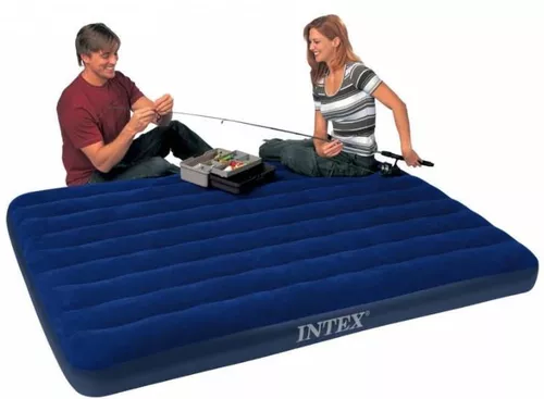 cumpără Saltea gonflabilă Intex 64759 VELUR 152×203×25cm CLASSIC în Chișinău 