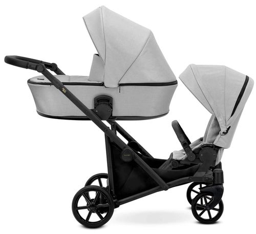 cumpără Сărucior pentru copii Kunert Carucior pentru gemeni Brav Duo Black (BD-01) în Chișinău 