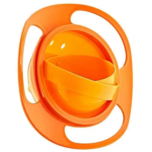 cumpără Seturi pentru hrănire bebelușilor BabyJem 350 Bol multifunctional cu capac si rotire 360 grade Amazing Bowl Oranj în Chișinău 