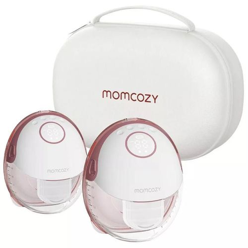 купить Молокоотсос Momcozy BP354-NR71BA-B Pompa de san electrica dubla hands-free M6 Red в Кишинёве 