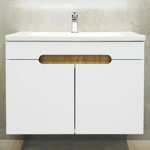 cumpără Dulap pentru lavoar Bayro подвесной Etna Duo под умыв. Argo 800 белый мат în Chișinău 