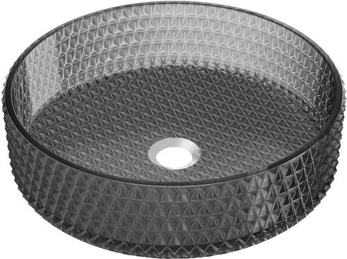 купить Раковина SanDonna ST-GL09D din sticla pe blat rotund Negru в Кишинёве 