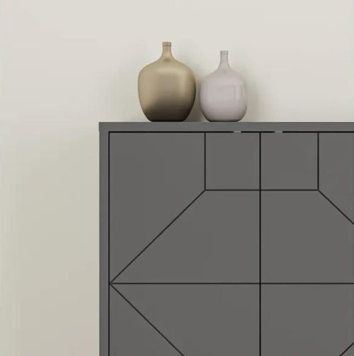 cumpără Casetieră Trendy Duna, Antracit 183x77x35cm în Chișinău 