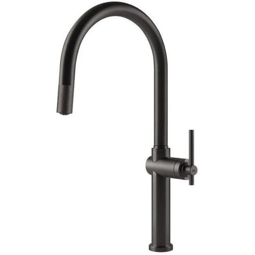 cumpără Bateria bucătărie Gessi 60672-707 Habito Black Metal Brushed PVD în Chișinău 