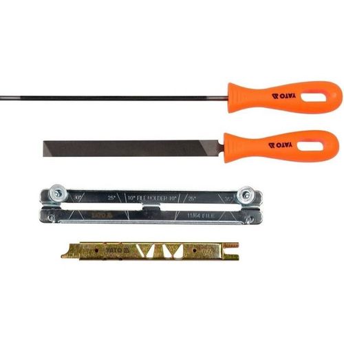 cumpără Accesoriu pentru fierăstrăie Hammer 40940 Set pentru ascutirea lanturilor de drujba (7 buc/set BL) în Chișinău 
