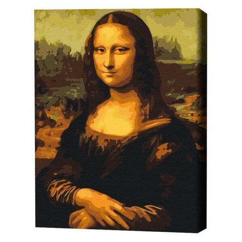 купить Картина по номерам BrushMe BS241FC 40х50 cm (fără cutie) Mona Lisa в Кишинёве 