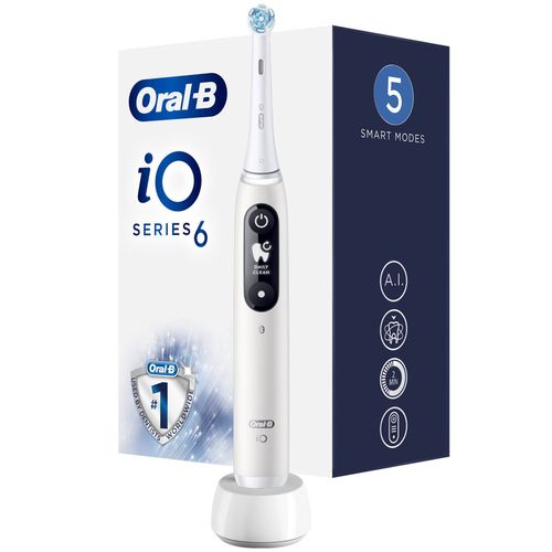 купить Щетка зубная электрическая Oral-B 1648 iO Series 6 White в Кишинёве 