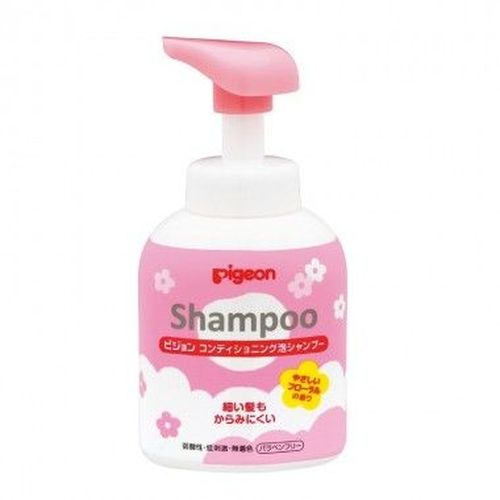 Spumă moale șampon-balsam Pigeon pentru bebelusi de la 1 an, cu ceramide și miros floral, 350 ml 