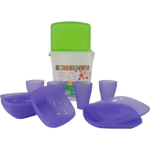 купить Посуда прочая Aleana 169042 Set vesela din plastic 25x18x24 cm в Кишинёве 