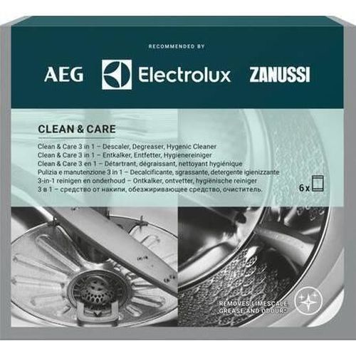 cumpără Detergent anticalc Electrolux M3GCP400 Clean and Care 3x 1 pentru masini de spalat rufe & vase (6 buc) în Chișinău 