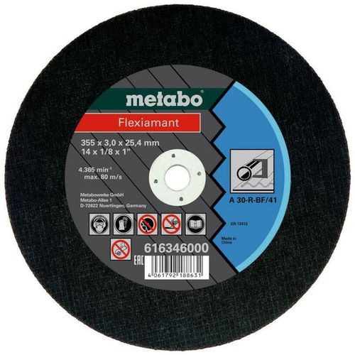 купить Диск отрезной Metabo 616346000 Disc abraziv Flexiamant 355x3 в Кишинёве 