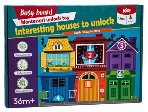 купить Развивающая доска New World XM-052 Busyboard Căsuțele, 184112 в Кишинёве 