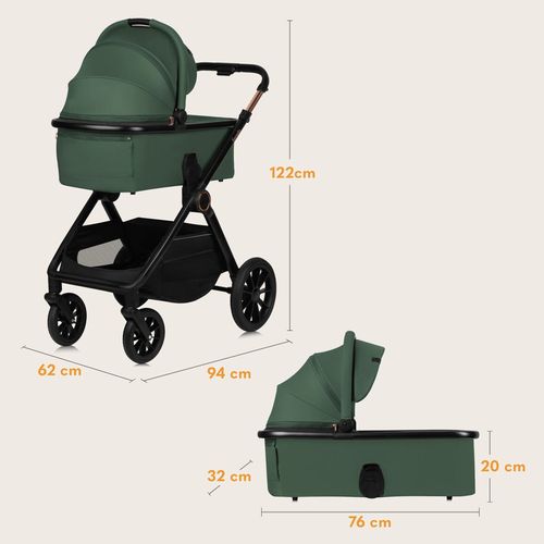 купить Детская коляска Lionelo Carucior 2in1 Layla Green Forest в Кишинёве 