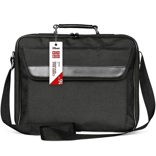 купить Trust NB bag 16" -  Atlanta Carry, padded interior to protect your notebook, extra compartments, dual zippers, Black в Кишинёве 