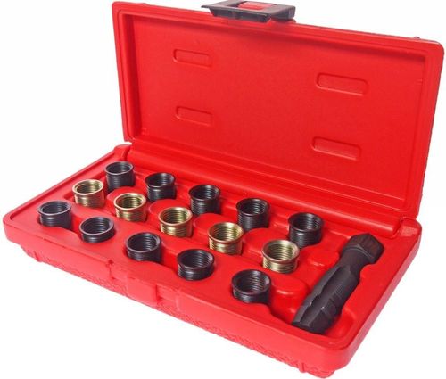 cumpără Set de unelte de mână JTC JTC-4864 для восстановления резьбы свечей зажигания (втулки М14Х1.25 L=11.2 мм,17.5 мм) în Chișinău 