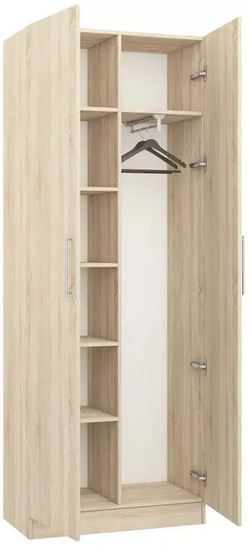 cumpără Dulap Mobildor-Lux Dulap haine combinat Practik (80x40x210H cm) Sonoma în Chișinău 