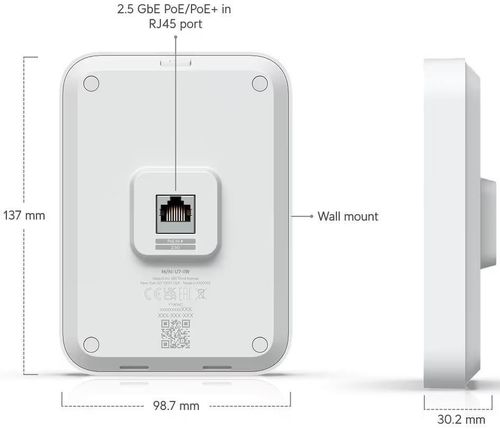 cumpără Punct de acces Wi-Fi Ubiquiti UniFi U7 In-Wall în Chișinău 
