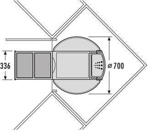 купить Урна для мусора Hailo 3645121 Rondo 18/18/ME в Кишинёве 