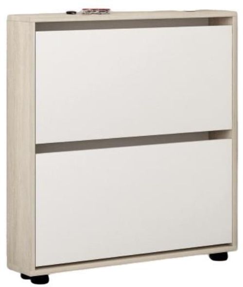 купить Полка для обуви Mobildor-Lux Leo Slim 50x16x86H cm Sonoma/White в Кишинёве 
