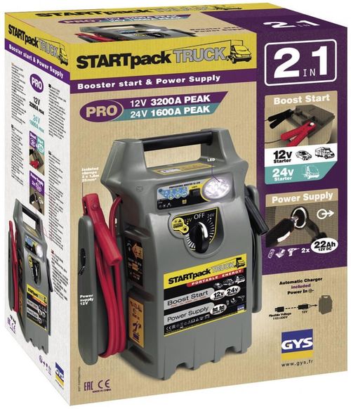 cumpără Încărcător acumlator auto GYS 025448 STARTPACK TRUCK, 12/24В, 44Ач în Chișinău 