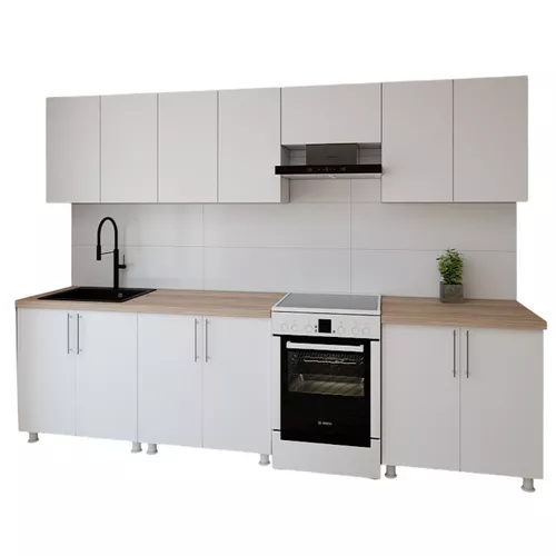 купить Мебель для кухни Smartex (30079) K2 300сm Alb в Кишинёве 