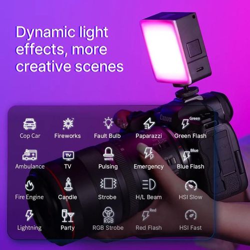 cumpără Iluminare pentru foto-video Ulanzi VL49 Pro Rechargeable Mini RGB Light în Chișinău 