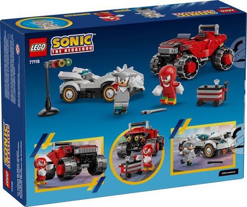 купить Конструктор Lego 77118 Silver's Car vs Knuckles' Monster Truck в Кишинёве 
