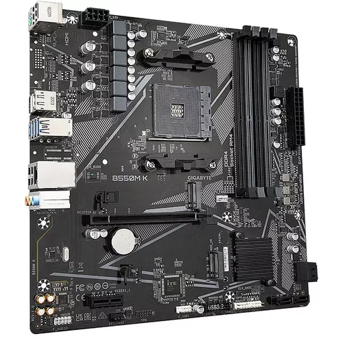 cumpără Placa de baza Gigabyte B550M K AMD B550, AM4, Dual DDR4 4733MHz, PCI-E 4.0/3.0 x16, HDMI 2.1/Display Port 1.4, USB 3.2, SATA RAID 6Gb/s, 2xM.2 x4 Socket, 64Gb/s M.2 support PCIe 4.0 x4, SB 8-Ch., GigabitLAN în Chișinău 