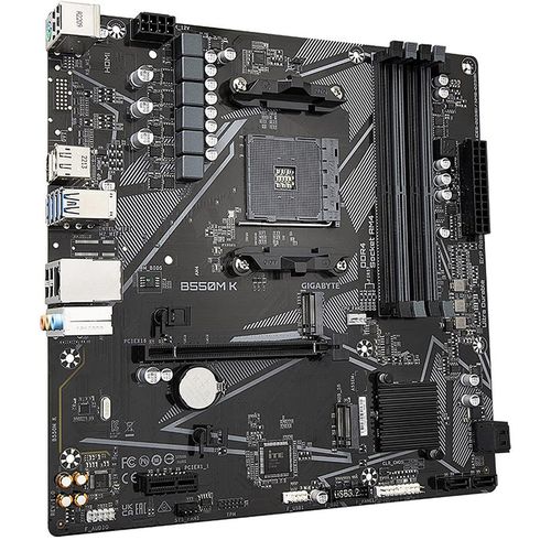 купить Материнская плата Gigabyte B550M K AMD B550, AM4, Dual DDR4 4733MHz, PCI-E 4.0/3.0 x16, HDMI 2.1/Display Port 1.4, USB 3.2, SATA RAID 6Gb/s, 2xM.2 x4 Socket, 64Gb/s M.2 support PCIe 4.0 x4, SB 8-Ch., GigabitLAN в Кишинёве 