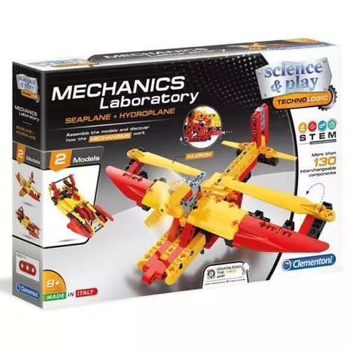 купить Конструктор Clementoni 8957 Constructor Mechanics Hidroavion Clementoni 17371 Italy 8+ в Кишинёве 