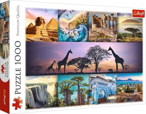 cumpără Puzzle Trefl R25K /34 (10792) 1000 Collage Africa în Chișinău 