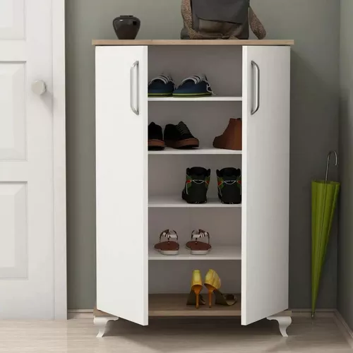 купить Полка для обуви Trendy Asta Nuc, Alb, 120x72x32cm (GTR000940) в Кишинёве 