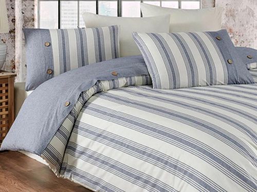 cumpără Textile de casă Promstore 53378.8 Lenjerie de pat Euro 2 NH Beyza Blue, in în Chișinău 