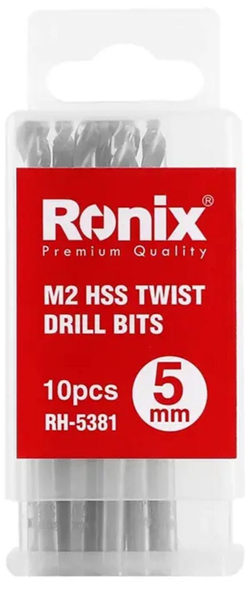 купить Сверло Ronix RH-5381 Set burghiu 5mm-M2 (10buc) в Кишинёве 