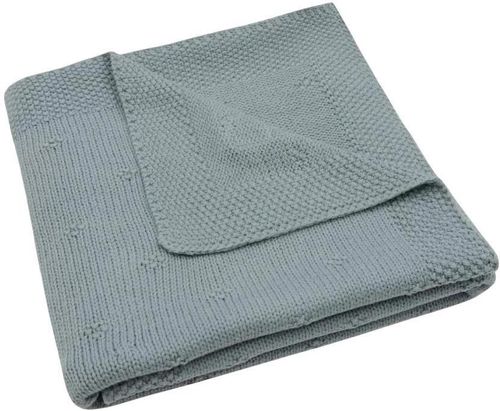 cumpără Lenjerie de pat pentru copii Jollein 516-511-68032 Paturica Cosy Knit Sea Green, 75x100cm în Chișinău 