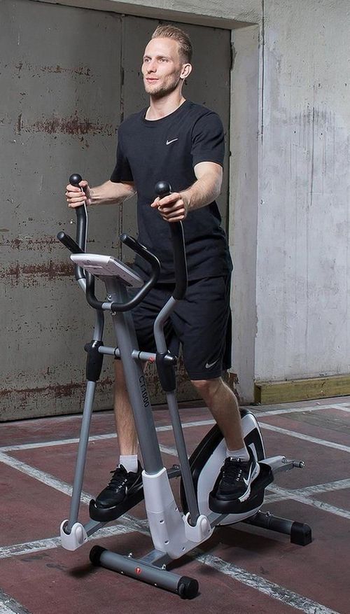 cumpără Bicicletă eliptică Motive Fitness By U.N.O CT1000 (alb-negru) în Chișinău 