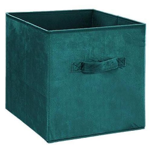 купить Короб для хранения 5five 55770 Cutie textil 31x31x31cm cu maner, bleu marin, velur в Кишинёве 