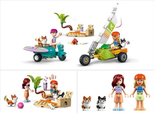 cumpără Set de construcție Lego 42641 Friends Câini de surfing și aventuri cu scuter în Chișinău 