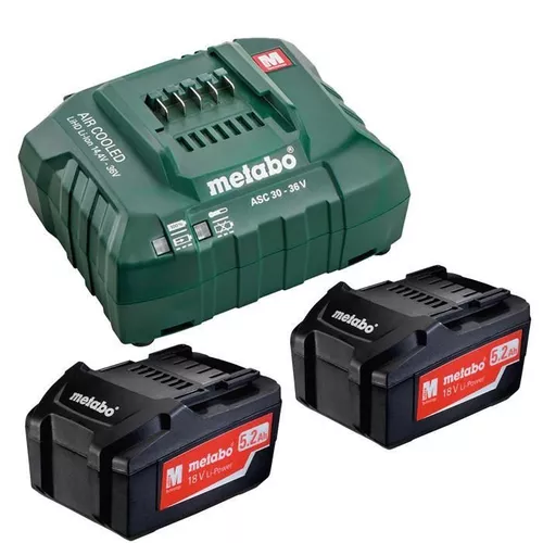 купить Зарядные устройства и аккумуляторы Metabo 685051000 Set 2х5.2 Ah в Кишинёве 