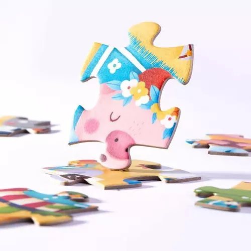 купить Головоломка Mideer CT1449 Puzzle Animăluțe, 4 în 1 в Кишинёве 