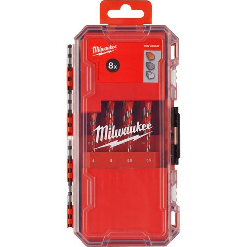 купить Бур по бетону Milwaukee 4932493882 Set burghii beton 8buc в Кишинёве 
