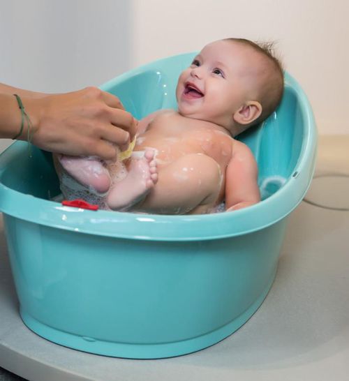 купить Ванночка OK Baby 892-72-40 Ванночка Onda Baby turquoise в Кишинёве 