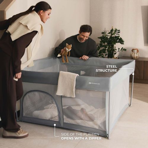 cumpără Țarc KinderKraft Ziki Grey KLZIKI00GRY0000 în Chișinău 