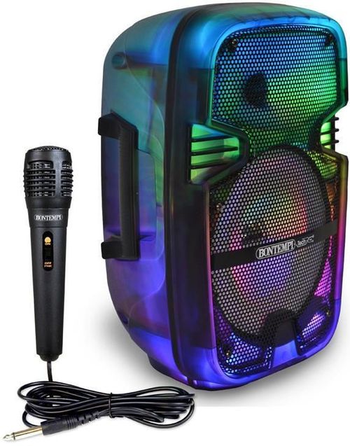 купить Колонка портативная Bluetooth Bontempi 491060 Беспроводная колонка с микрофоном и подсветкой в Кишинёве 