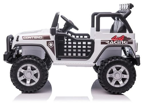 cumpără Mașină electrică pentru copii Richi MX618/3 Masina pe acumulator, alba în Chișinău 