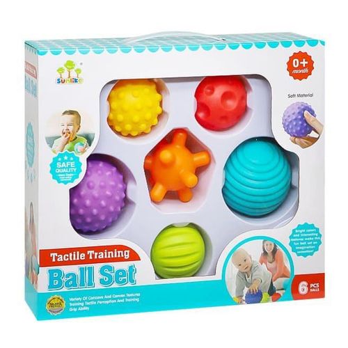 купить Игрушка New World SL84813 Set mingi viu colorate de diferite forme 6 buc, 1125D в Кишинёве 