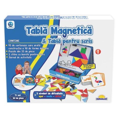 cumpără Set de creație Noriel S01003445 Tablă magnetică și tablă pentru scris 2în1 (ro) în Chișinău 