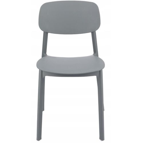 cumpără Scaun Jumi CM-275157 Scaun terasa LARA din plastic, Gri în Chișinău 