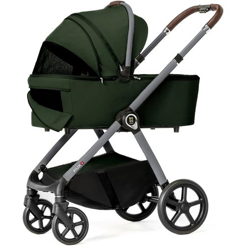 купить Детская коляска DadaPrams Carucior 2in1 Flux Green + Adaptoare в Кишинёве 